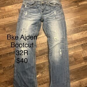 BKE Aiden Bootcut Jeans - Blue